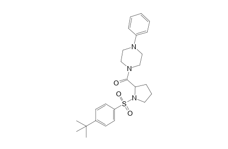 1-(((4-(tert-butyl)phenyl)sulfonyl)prolyl)-4-phenylpiperazine