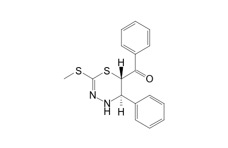 (5R,6S)-6-Benzoyl-2-methylthio-5-phenyl-5,6-dihydro-4H-1,3,4-thiadiazine