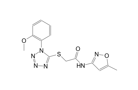 acetamide, 2-[[1-(2-methoxyphenyl)-1H-tetrazol-5-yl]thio]-N-(5-methyl-3-isoxazolyl)-