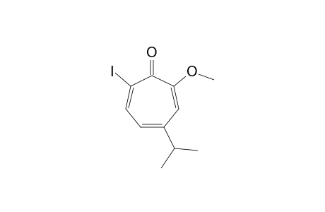 7-iodo-4-isopropyl-2-methoxy-2,4,6-cycloheptatrien-1-one