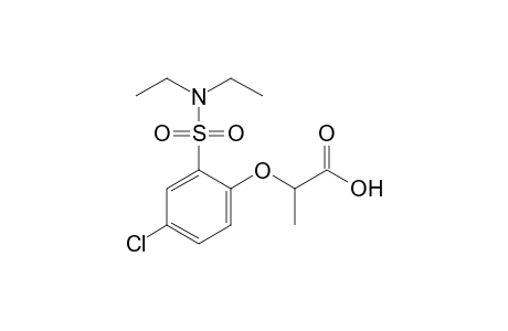 2-[4-chloro-2-(diethylsulfamoyl)phenoxy]propionic acid