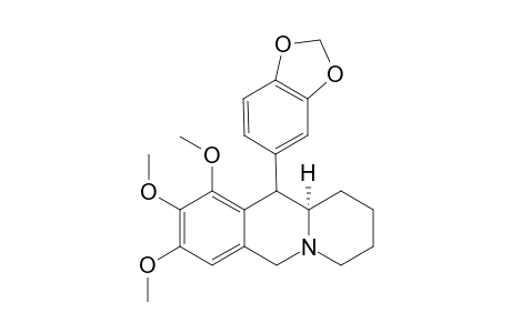 2,3,4-Trimethoxy-5-[3,4-(methylenedioxy)pheny]benzoquinolizidine