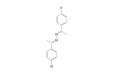 [4-[N-[1-(4-fluorophenyl)ethylideneamino]-C-methyl-carbonimidoyl]phenyl]amine
