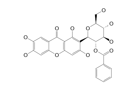 2'-BENZOYLMANGIFERIN;1,3,6,7-TETRAHYDROXYXANTHONE-2-C-BETA-D-(2'-BENZOYL)-GLUCOPYRANOSIDE