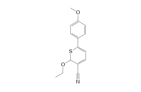 2-ETHOXY-6-(4-METHOXYPHENYL)-2H-THIOPYRAN-3-CARBONITRILE