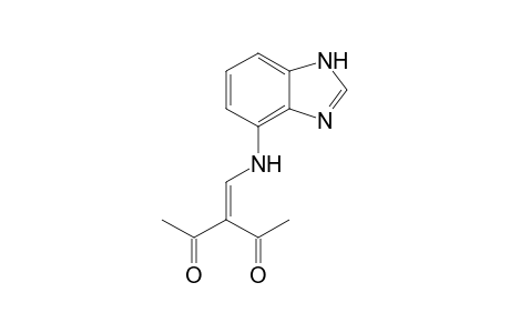 4-[(3'-Oxo-2'-acetylbut-1'-enyl)amino]-1H-(1,3)-benzodiazole