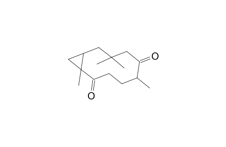 1,5,8,8-Tetramethylbicyclo[8.1.0]undecane-2,6-dione