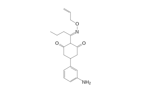 2-Cyclohexen-1-one, 5-(3-aminophenyl)-3-hydroxy-2-[1-[(2-propenyloxy)imino]butyl]-