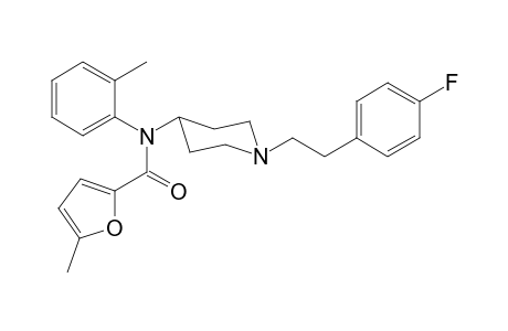 N-(1-[2-(4-Fluorophenyl)ethyl]piperidin-4-yl)-5-methyl-N-(2-methylphenyl)furan-2-carboxamide
