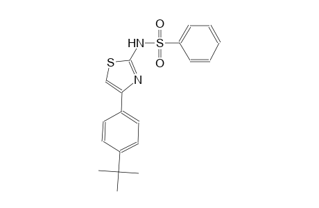 N-[4-(4-tert-butylphenyl)-1,3-thiazol-2-yl]benzenesulfonamide