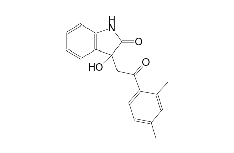 2H-indol-2-one, 3-[2-(2,4-dimethylphenyl)-2-oxoethyl]-1,3-dihydro-3-hydroxy-