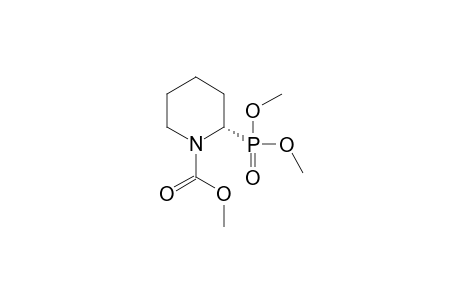 Dimethyl .alpha.-[1-(methoxycarbonyl)piperidin-2-yl]phosphonate