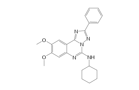 [1,2,4]Triazolo[1,5-c]quinazolin-5-amine, N-cyclohexyl-8,9-dimethoxy-2-phenyl-