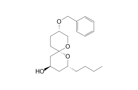 (2R,4R,6S,9S)-9-Benzyloxy-2-butyl-1,7-dioxaspiro[5.5]undecan-4-ol