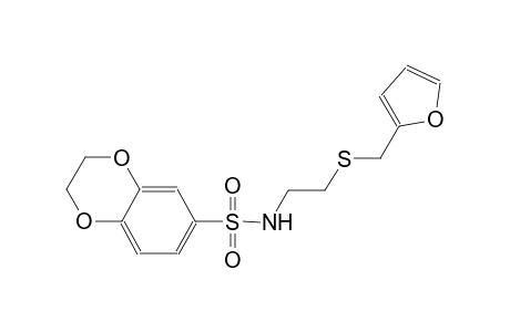 N-{2-[(2-furylmethyl)sulfanyl]ethyl}-2,3-dihydro-1,4-benzodioxin-6-sulfonamide