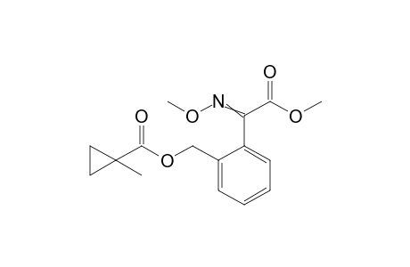 Benzeneacetic acid, alpha-(methoxyimino)-2-[[[(1-methylcyclopropyl)carbonyl]oxy]methyl]-, methyl ester