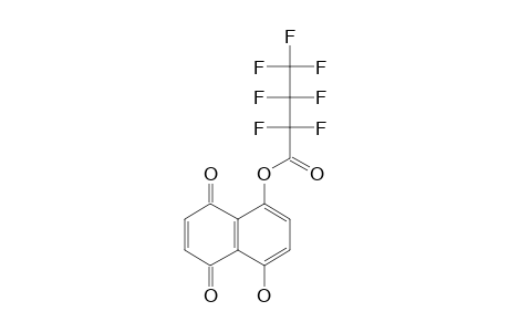 5,8-Dihydroxy-1,4-naphthoquinone, heptafluorobutyrate