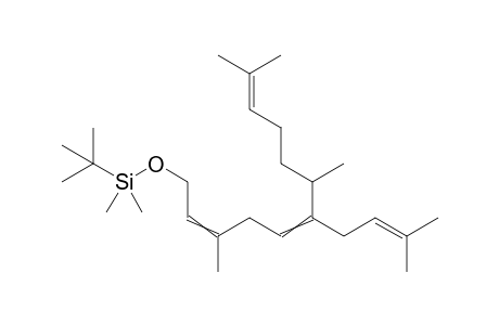 1-[(tert-Butyl)dimethylsilyloxy]-3,7,11-trimethyl-6-(3-methylbut-2-enyl)-2,5,10-dodecatriene
