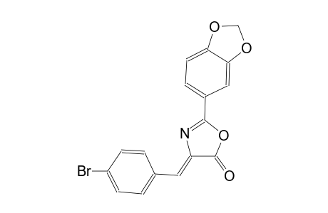 (4Z)-2-(1,3-benzodioxol-5-yl)-4-(4-bromobenzylidene)-1,3-oxazol-5(4H)-one