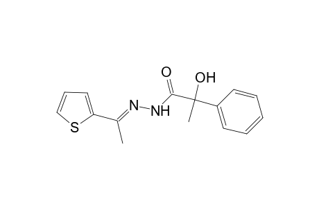 2-Hydroxy-2-phenyl-N'-[1-(2-thienyl)ethylidene]propanohydrazide