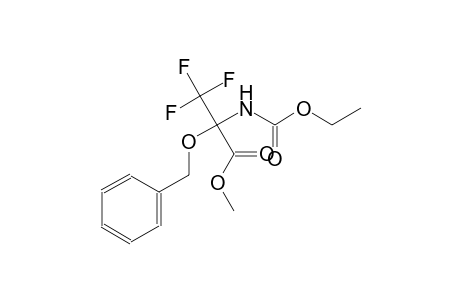 methyl 2-(benzyloxy)-2-[(ethoxycarbonyl)amino]-3,3,3-trifluoropropanoate