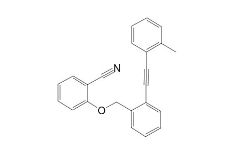 2-[[2-(o-Tolylethynyl)benzyl]oxy]benzonitrile