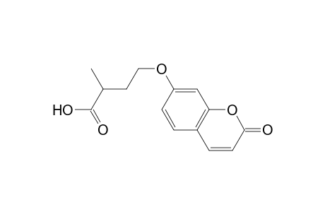 2-Methyl-4-(2-oxidanylidenechromen-7-yl)oxy-butanoic acid
