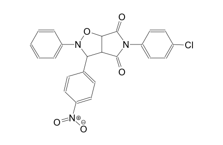 5-(4-chlorophenyl)-3-(4-nitrophenyl)-2-phenyldihydro-2H-pyrrolo[3,4-d]isoxazole-4,6(3H,5H)-dione