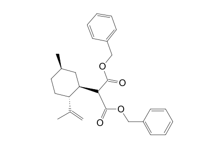 2-[(1R,2R,5R)-2-isopropenyl-5-methyl-cyclohexyl]malonic acid dibenzyl ester