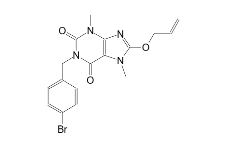 8-(allyloxy)-1-(4-bromobenzyl)-3,7-dimethyl-3,7-dihydro-1H-purine-2,6-dione