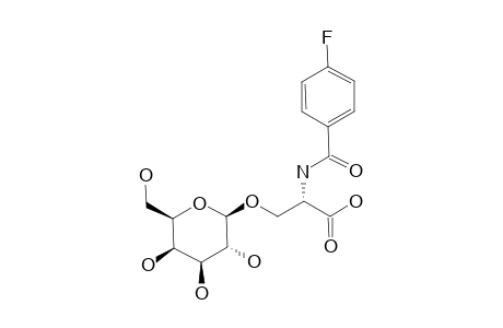 N-(ALPHA)-(4-FLUOROBENZOYL)-3-O-(BETA-D-GLUCOPYRANOSYL)-L-SERINE