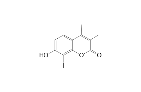 7-Hydroxy-8-iodo-3,4-dimethyl-2H-chromen-2-one