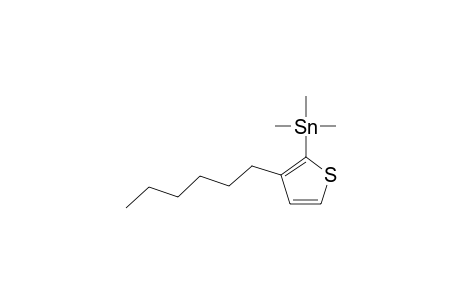 3-HEXYL-2-TRIMETHYLSTANNYL-THIOPHENE