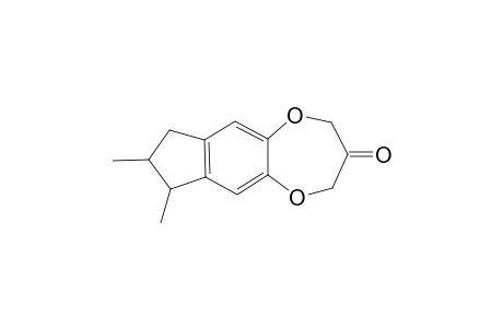 1,2-Dimethyl-2,3-dihydro-1H-5,9-dioxacyclohepta[f]inden-7-onee