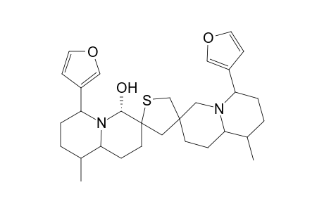 Neothiobinupharidin-6-ol, (6.alpha.,13S)-