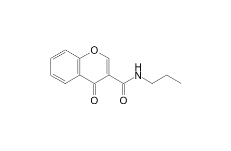 N-Propyl-4-oxo-4H-1-benzopyran-3-carboxamide