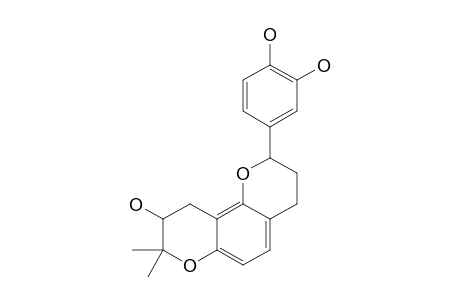 BROSIMACUTIN_K;(2-S)-3',4'-DIHYDROXY-7,8-(2,2-DIMETHYL-3-HYDROXY-2,3-DIHYDRO-4-H-PYRANO)-FLAVAN