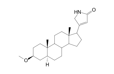 4-[3'-.beta.-Methoxy-5'-.alpha.-androstan-17'-yl]pyrrolin-2-one