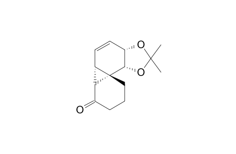 (3aS,5aS,5bS,9aS,9bR)-2,2-dimethyl-5a,5b,7,8,9,9b-hexahydrobenzo[1',3']cyclopropa[1',2':3,4]benzo[1,2-d][1,3]dioxol-6(3aH)-one
