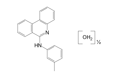 6-(m-TOLUIDINO)PHENANTHRIDINE, HEMIHYDRATE