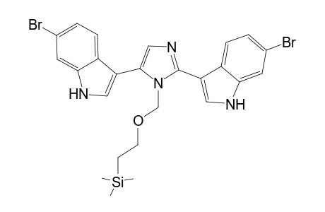 2,5-Bis[3-(6-bromo)indolyl]-1-[[2-(trimethylsilyl)ethoxy]methyl]-1H-imidazole