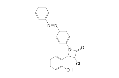 3-Chloro-4-(2-hydroxyphenyl)-1-(4-(phenyldiazenyl)phenyl)azetidin-2-one