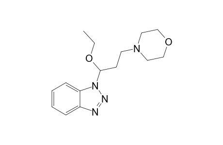 1-(BENZOTRIAZOL-1-YL)-1-ETHOXY-3-MORPHOLINOPROPANE