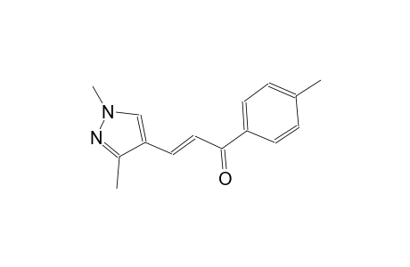 (2E)-3-(1,3-dimethyl-1H-pyrazol-4-yl)-1-(4-methylphenyl)-2-propen-1-one