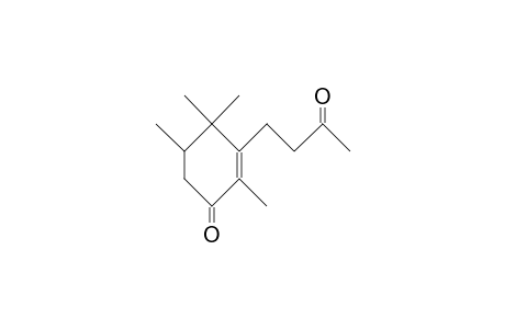2,4,4,5-Tetramethyl-3-(3-oxo-butyl)-2-cyclohexenone