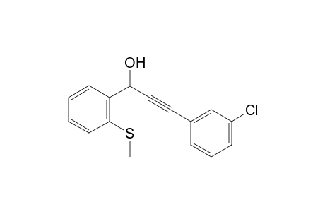 3-(3-Chlorophenyl)-1-(2-(methylthio)phenyl)prop-2-yn-1-ol