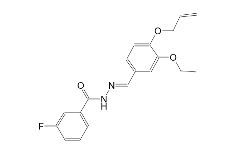N'-{(E)-[4-(allyloxy)-3-ethoxyphenyl]methylidene}-3-fluorobenzohydrazide
