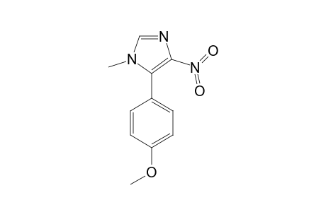 5-(4-METHOXYPHENYL)-1-METHYL-4-NITRO-1H-IMIDAZOLE