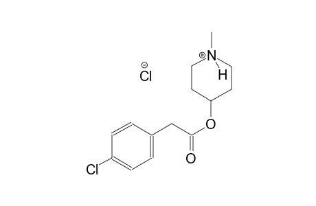 4-{[(4-chlorophenyl)acetyl]oxy}-1-methylpiperidinium chloride