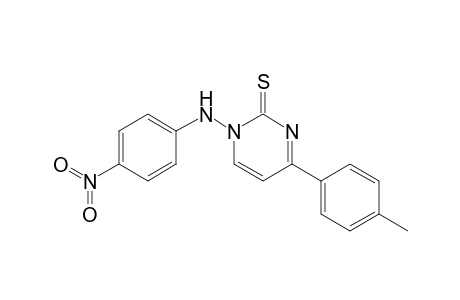 2(1H)-Pyrimidinethione, 4-(4-methylphenyl)-1-[(4-nitrophenyl)amino]-